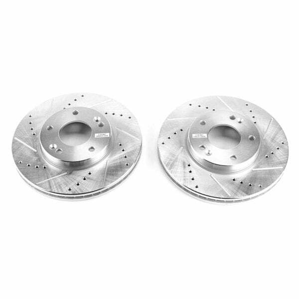 Power Stop 07-10 Kia Rondo Front Evolution Drilled & Slotted Rotors - Pair - JBR1379XPR