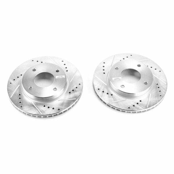 Power Stop 09-11 Nissan Versa Front Evolution Drilled & Slotted Rotors - Pair - JBR1387XPR