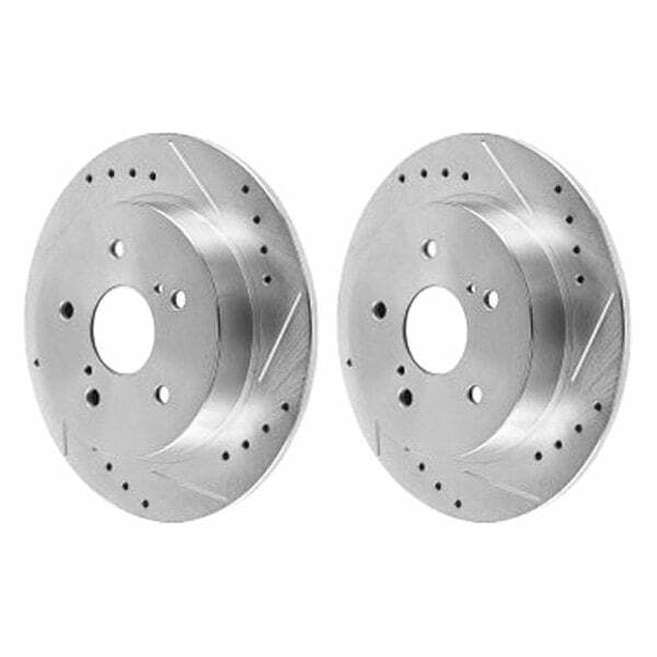 Power Stop 07-13 Suzuki SX4 Rear Evolution Drilled & Slotted Rotors - Pair - JBR1505XPR