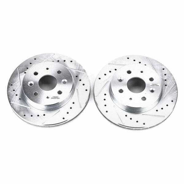 Power Stop 03-05 Kia Rio Front Evolution Drilled & Slotted Rotors - Pair - JBR1514XPR