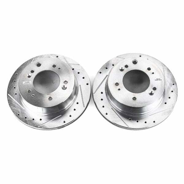 Power Stop 07-09 Kia Sorento Rear Evolution Drilled & Slotted Rotors - Pair - JBR1519XPR