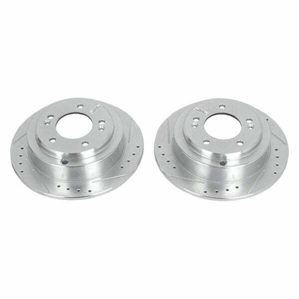Power Stop 04-06 Kia Amanti Rear Evolution Drilled & Slotted Rotors - Pair - JBR1523XPR