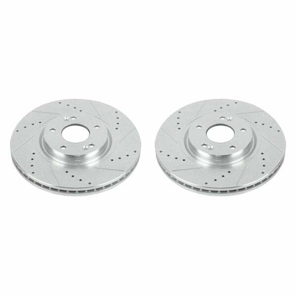 Power Stop 07-12 Hyundai Veracruz Front Evolution Drilled & Slotted Rotors - Pair - JBR1524XPR