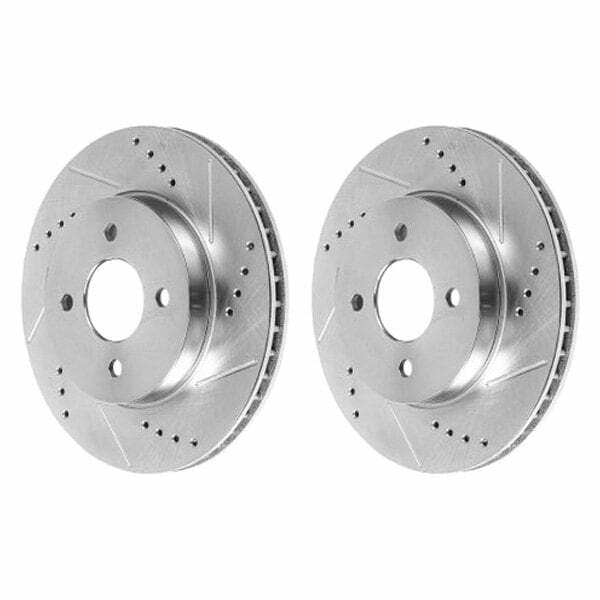 Power Stop 12-19 Nissan Versa Front Evolution Drilled & Slotted Rotors - Pair - JBR1539XPR