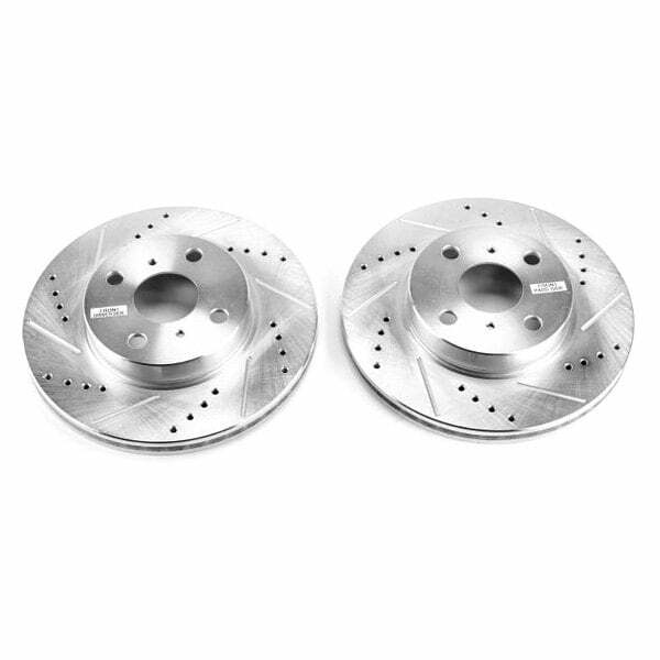 Power Stop 12-15 Scion iQ Front Evolution Drilled & Slotted Rotors - Pair - JBR1541XPR