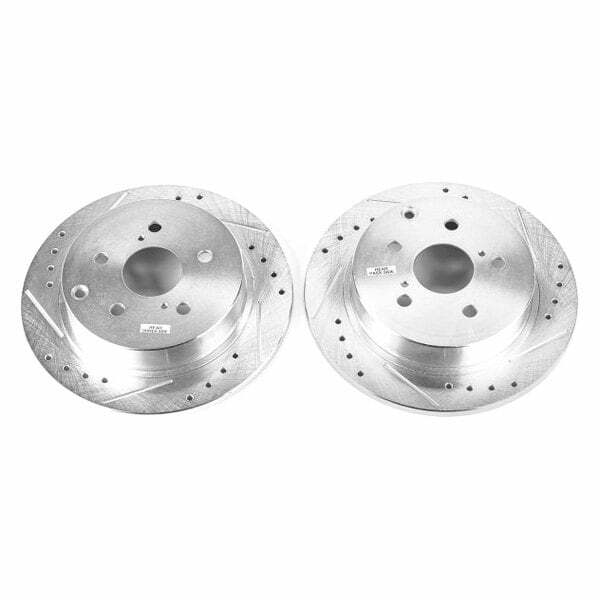 Power Stop 16-17 Toyota Mirai Rear Evolution Drilled & Slotted Rotors - Pair - JBR1542XPR