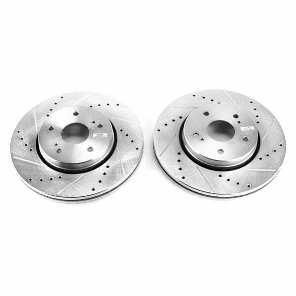 Power Stop 10-13 Suzuki Kizashi Front Evolution Drilled & Slotted Rotors - Pair - JBR1545XPR