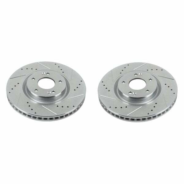 Power Stop 12-17 Hyundai Azera Front Evolution Drilled & Slotted Rotors - Pair - JBR1554XPR