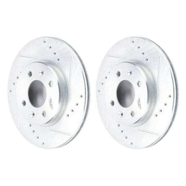 Power Stop 12-17 Hyundai Accent Front Evolution Drilled & Slotted Rotors - Pair - JBR1566XPR