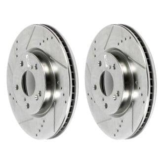 Power Stop 13-19 Honda Accord Front Evolution Drilled & Slotted Rotors - Pair - JBR1571XPR