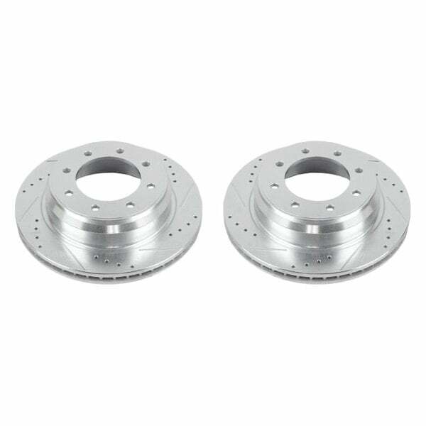 Power Stop 12-19 Nissan NV1500 Rear Evolution Drilled & Slotted Rotors - Pair - JBR1572XPR