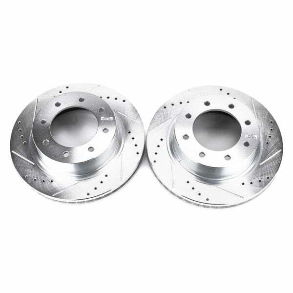 Power Stop 12-21 Nissan NV3500 Front Drilled & Slotted Rotor - Pair - JBR1573XPR