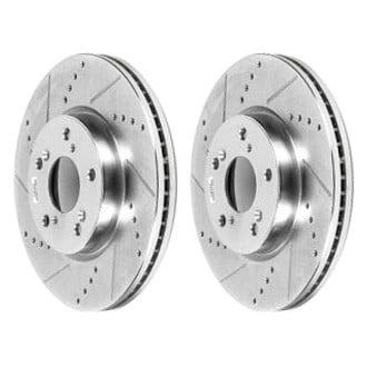 Power Stop 13-17 Honda Accord Front Evolution Drilled & Slotted Rotors - Pair - JBR1584XPR