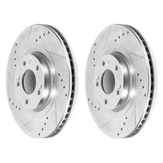 Power Stop 13-18 Hyundai Santa Fe Front Evolution Drilled & Slotted Rotors - Pair - JBR1585XPR