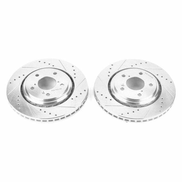 Power Stop 17-19 Acura MDX Front Evolution Drilled & Slotted Rotors - Pair - JBR1590XPR