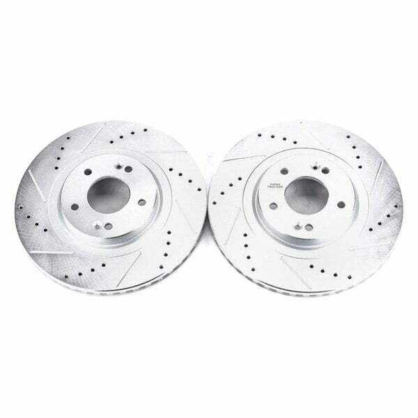 Power Stop 13-18 Hyundai Santa Fe Sport Front Evolution Drilled & Slotted Rotors - Pair - JBR1706XPR