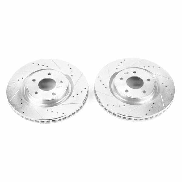 Power Stop 14-19 Nissan Rogue Front Evolution Drilled & Slotted Rotors - Pair - JBR1715XPR