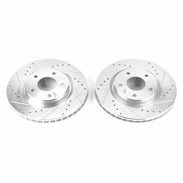 Power Stop 14-17 Nissan Leaf Front Evolution Drilled & Slotted Rotors - Pair - JBR1716XPR