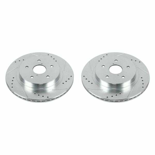 Power Stop 15-18 Subaru Legacy Rear Evolution Drilled & Slotted Rotors - Pair - JBR1718XPR