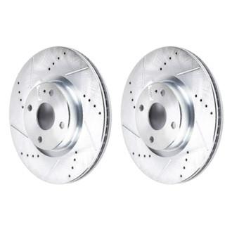 Power Stop 17-19 Fiat 124 Spider Front Evolution Drilled & Slotted Rotors - Pair - JBR1724XPR
