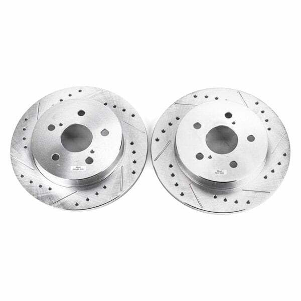 Power Stop 2019 Lexus ES350 Rear Evolution Drilled & Slotted Rotors - Pair - JBR1738XPR