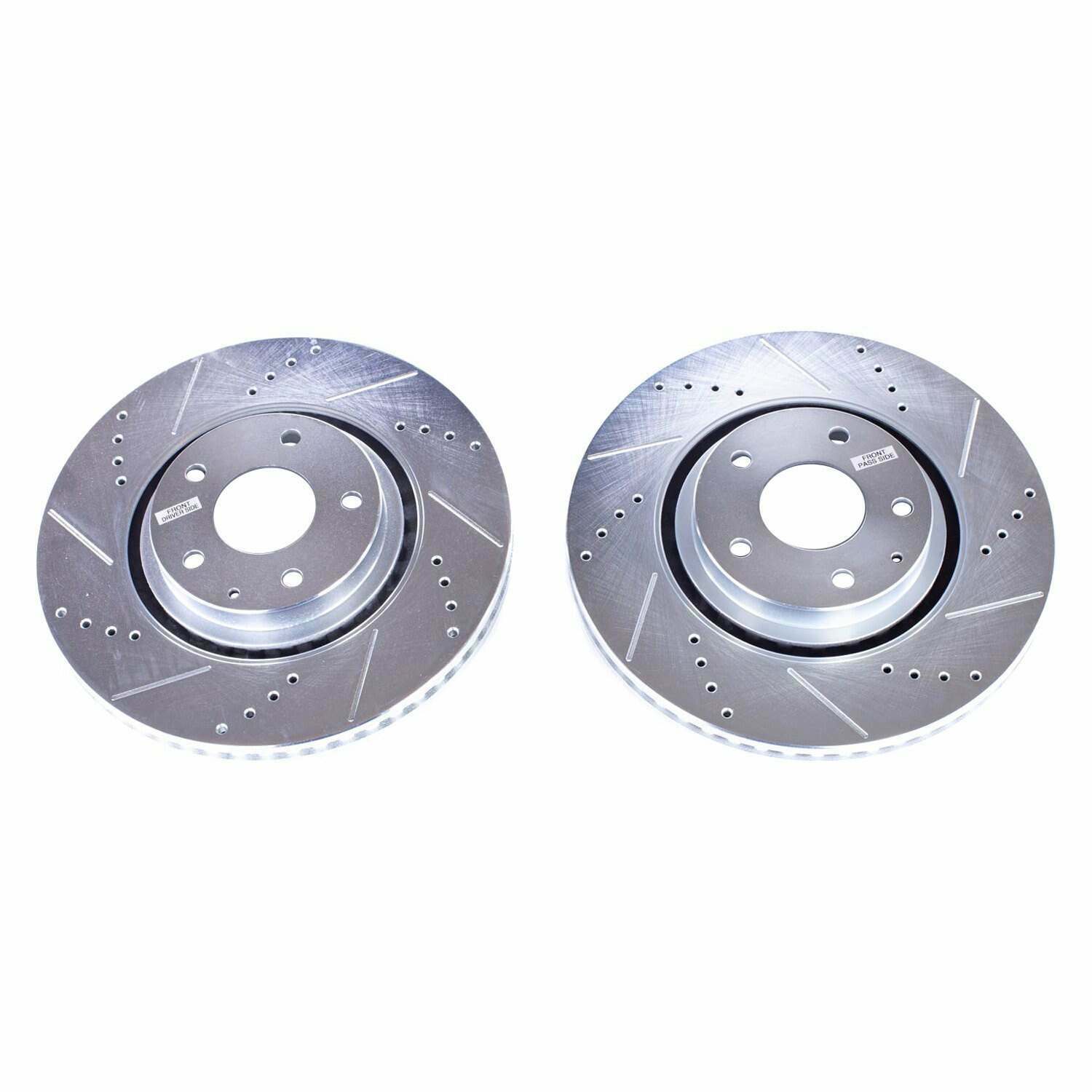 Power Stop 2018 Mazda CX-5 Front Evolution Drilled & Slotted Rotors - Pair - JBR1741XPR
