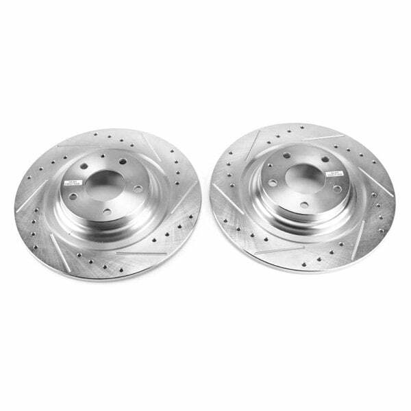 Power Stop 16-18 Mazda CX-9 Rear Evolution Drilled & Slotted Rotors - Pair - JBR1742XPR