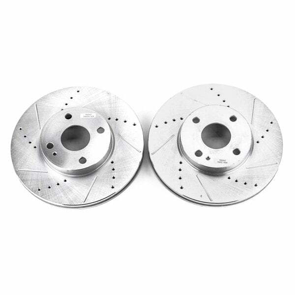 Power Stop 2016 Scion iA Front Evolution Drilled & Slotted Rotors - Pair - JBR1743XPR