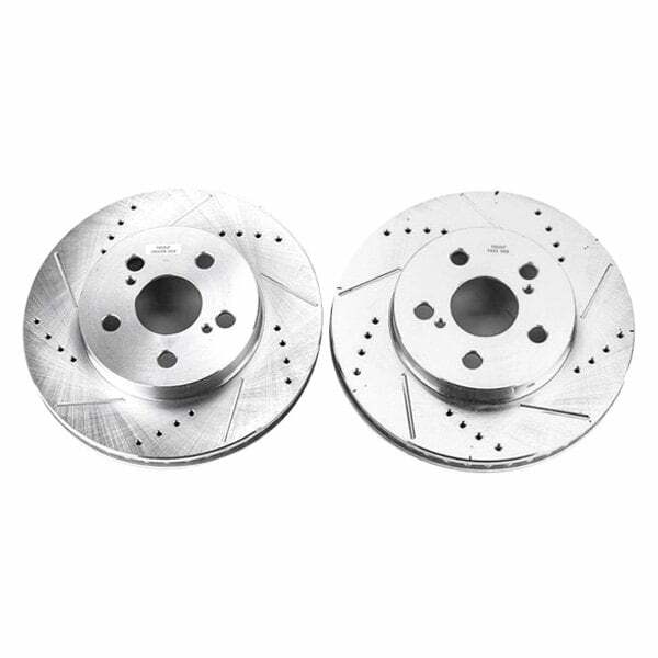 Power Stop 16-19 Toyota Prius Front Evolution Drilled & Slotted Rotors - Pair - JBR1744XPR