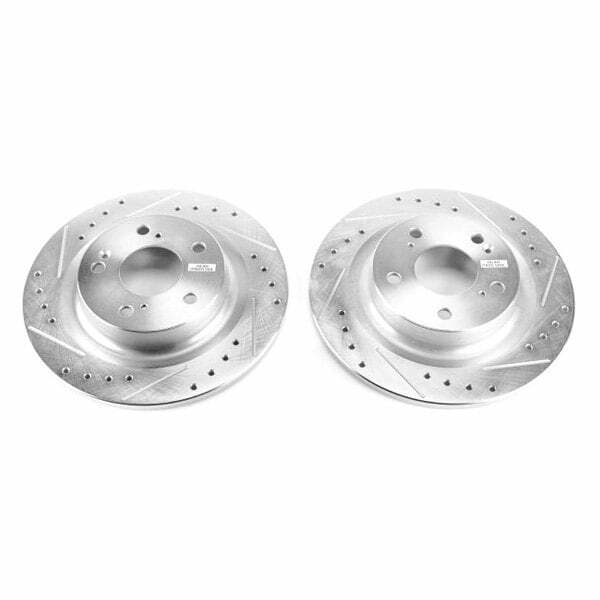 Power Stop 17-18 Honda Civic Rear Evolution Drilled & Slotted Rotors - Pair - JBR1749XPR