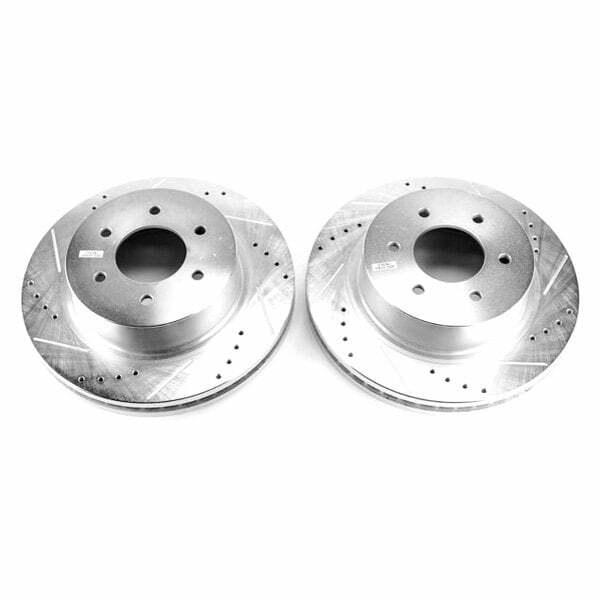 Power Stop 16-22 Nissan Titan XD Front Drilled & Slotted Rotor - Pair - JBR1754XPR