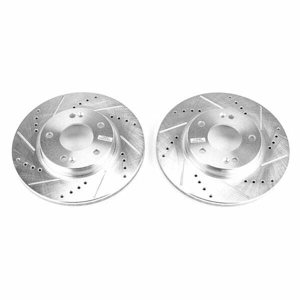 Power Stop 17-19 Hyundai Ioniq Front Evolution Drilled & Slotted Rotors - Pair - JBR1760XPR
