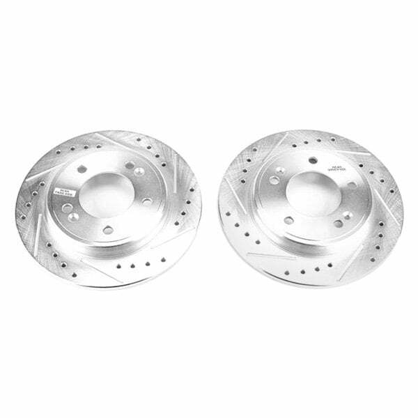 Power Stop 17-19 Hyundai Ioniq Rear Evolution Drilled & Slotted Rotors - Pair - JBR1761XPR