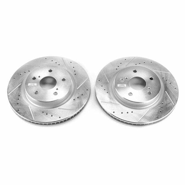 Power Stop 2019 Lexus ES350 Front Evolution Drilled & Slotted Rotors - Pair - JBR1763XPR