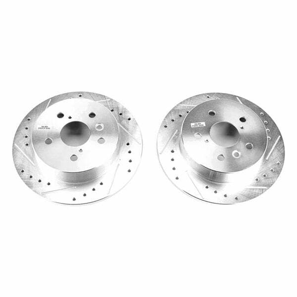 Power Stop 18-19 Toyota Camry Rear Evolution Drilled & Slotted Rotors - Pair - JBR1764XPR