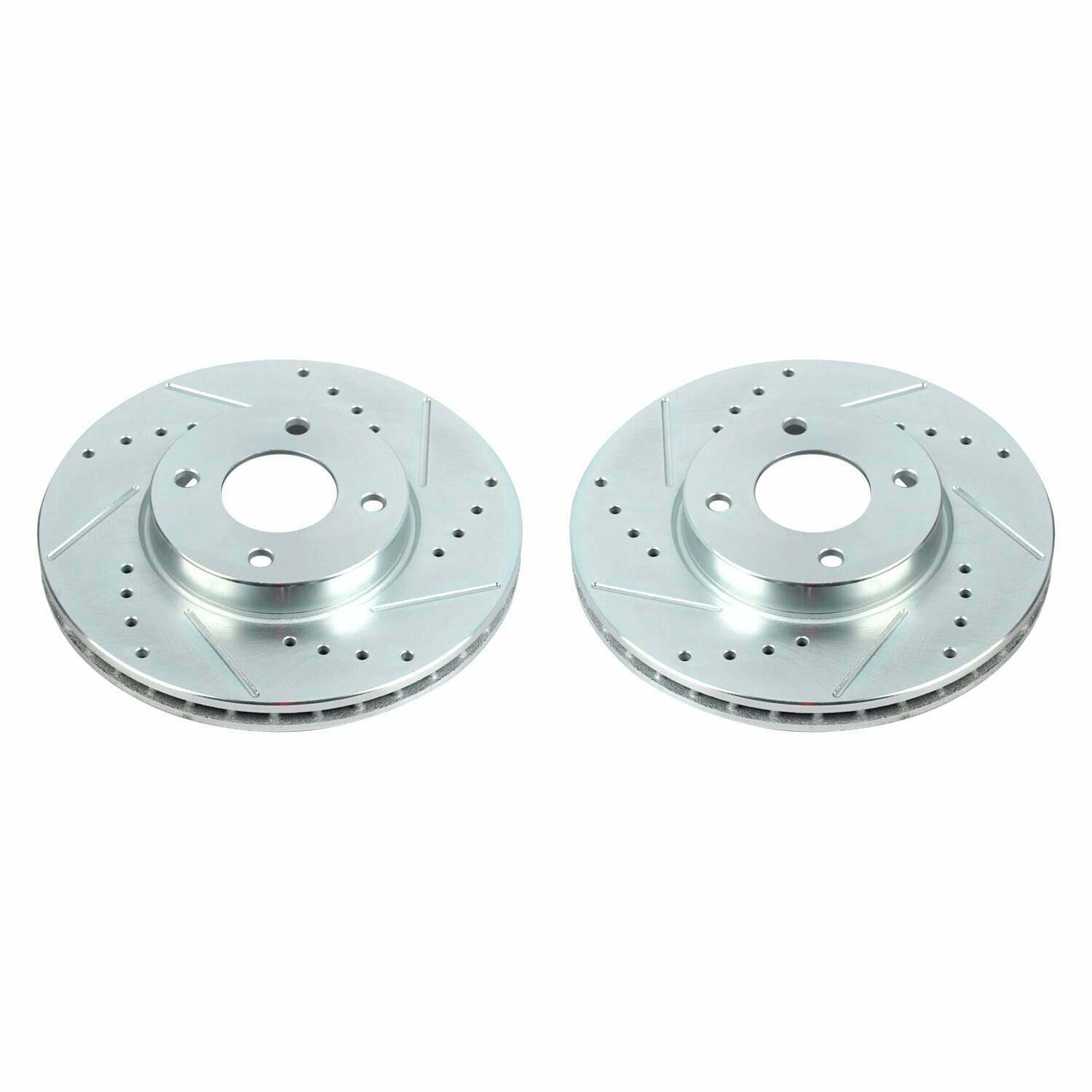 Power Stop 18-19 Nissan Kicks Front Evolution Drilled & Slotted Rotors - Pair - JBR1765XPR