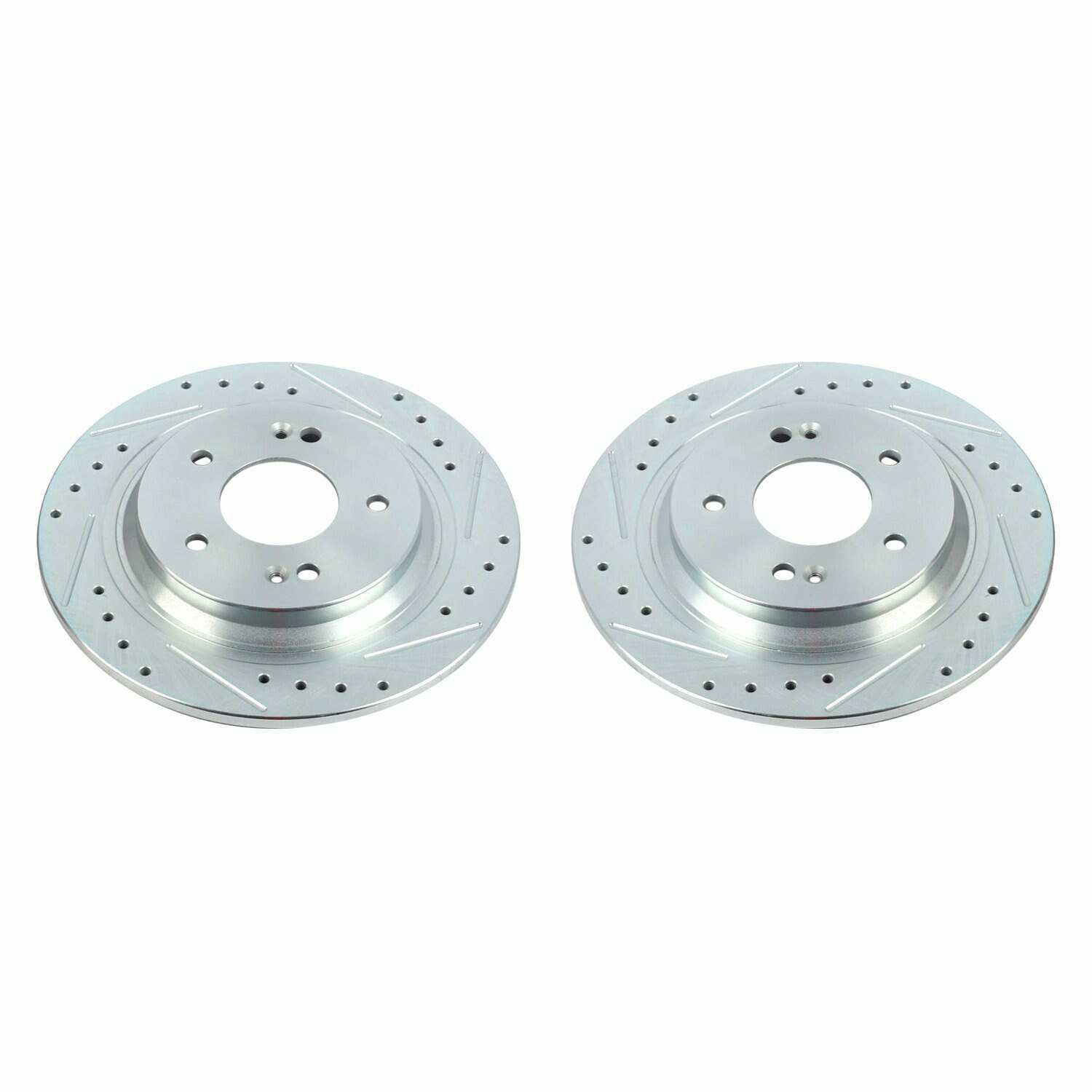 Power Stop 18-20 Hyundai Kona Rear Evolution Drilled & Slotted Rotors - Pair - JBR1773XPR