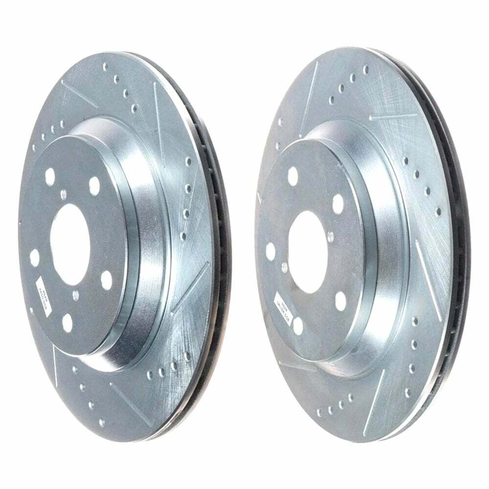 Power Stop 19-21 Subaru Forester Rear Evolution Drilled & Slotted Rotors - Pair - JBR1788XPR