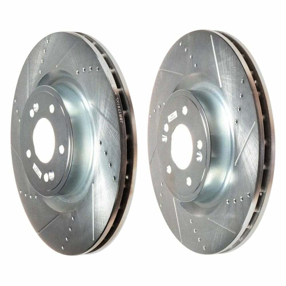 Power Stop 19-21 Genesis G70 Front Evolution Drilled & Slotted Rotors - Pair - JBR1791XPR