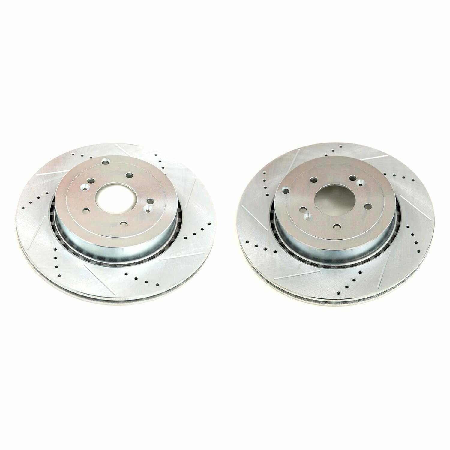 Power Stop 18-20 Kia Stinger Rear Evolution Drilled & Slotted Rotor - Pair - JBR1792XPR
