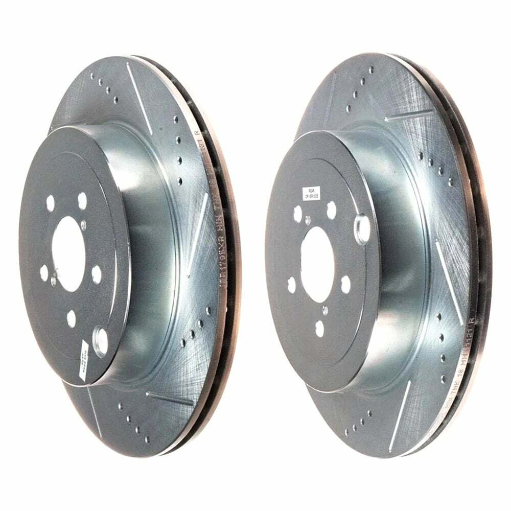 Power Stop 17-20 Subaru BRZ Rear Evolution Drilled & Slotted Rotors - Pair - JBR1795XPR