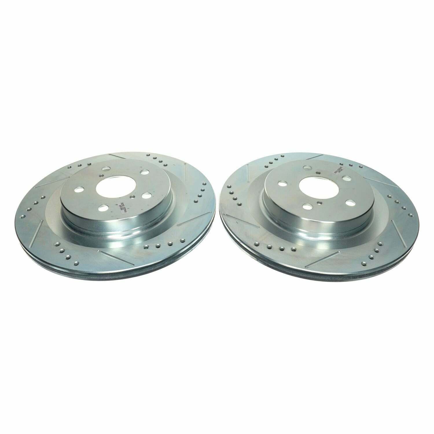 Power Stop 21-22 Toyota Sienna Rear Drilled & Slotted Rotor (Pair) - JBR1798XPR