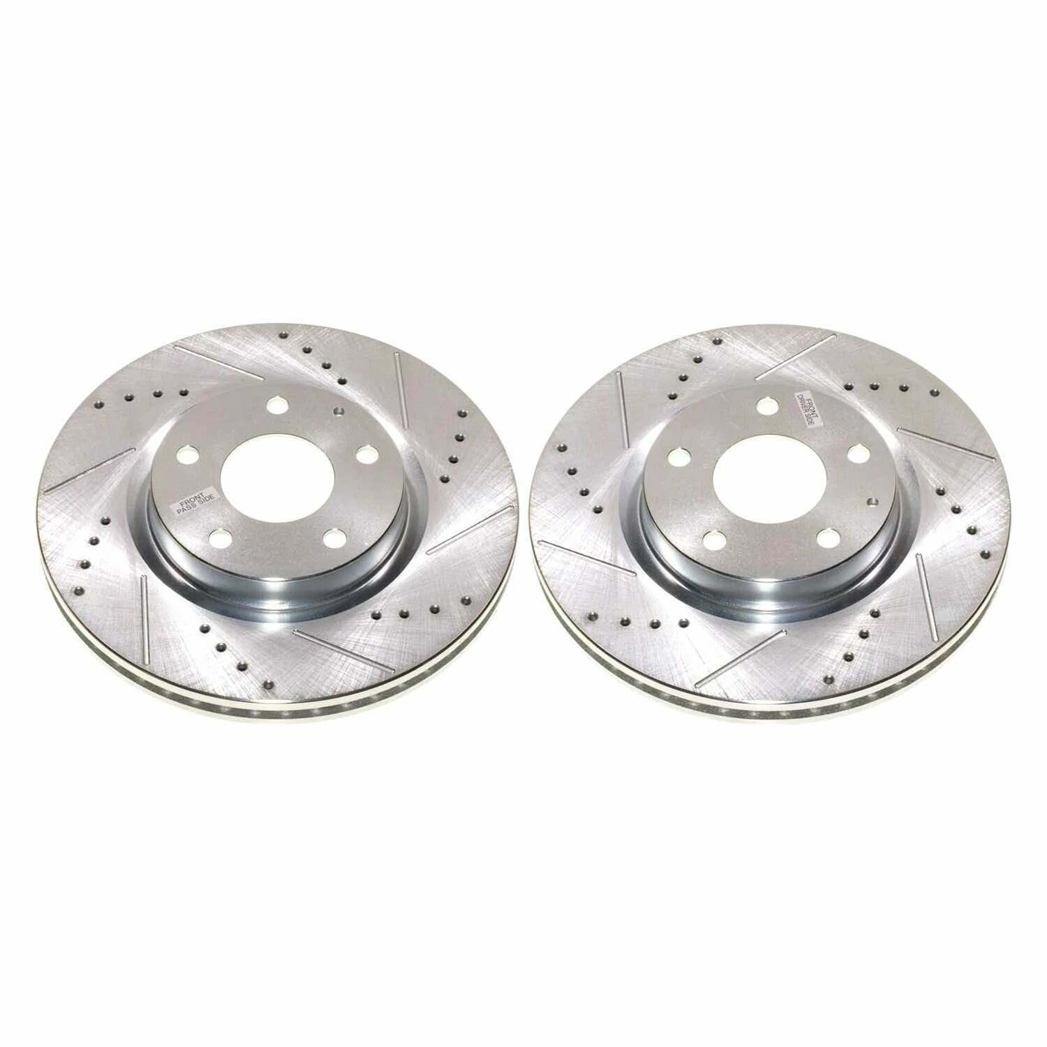 Power Stop 19-23 Mazda 3 Front Drilled & Slotted Rotor (Pair) - JBR1914XPR
