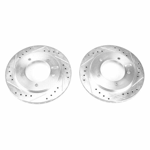 Power Stop 99-04 Chevrolet Tracker Front Evolution Drilled & Slotted Rotors - Pair - JBR955XPR