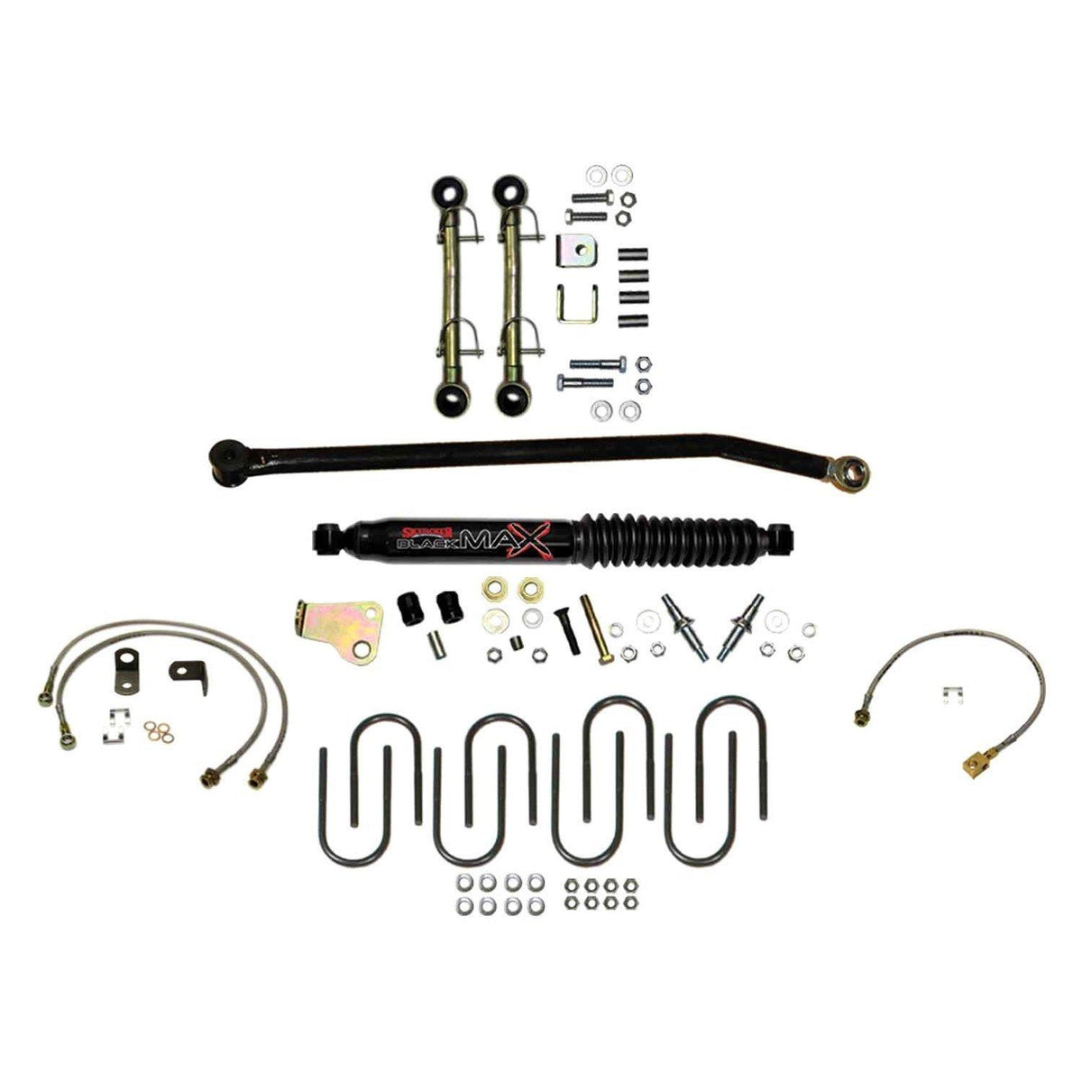 Skyjacker 4.5 In. Rock Ready 2 Component Box With Track Bar Brake Lines And U-Bolts. - JC4258S