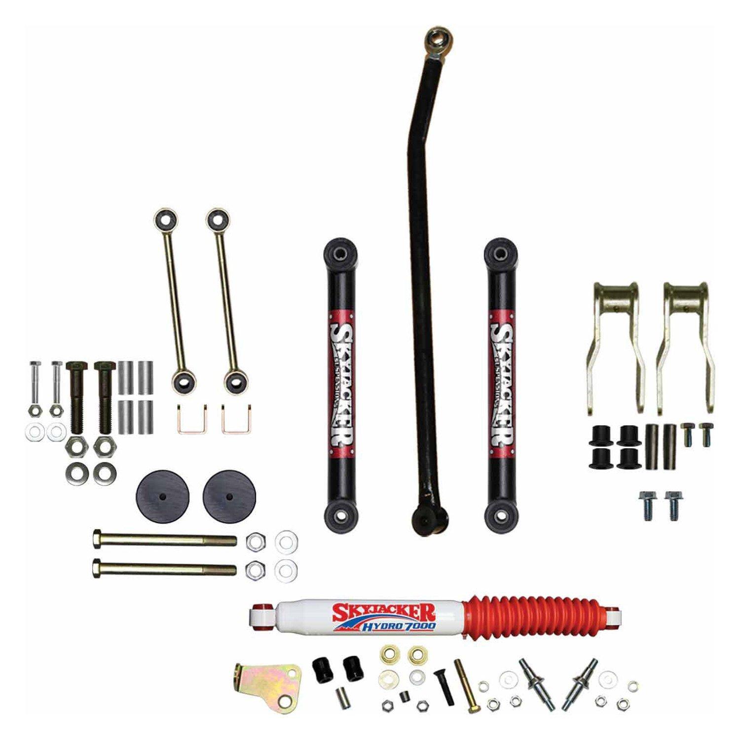 Skyjacker 4.5 In. Component Box With Front Adjustable Track Bar And Lower Control Arms. - JC45