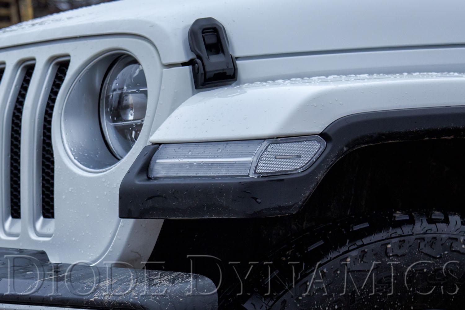 Diode Dynamics - DD5068 - Jeep JL Sidemarkers Clear (set) (2018-2020 Wrangler,2020-2020 Gladiator) - DD5068