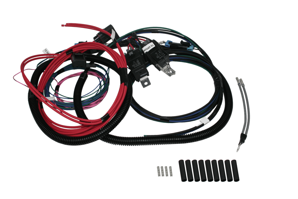 AFCO Wire Harness Dual Fan Dual 40 Amp Relays Positive Or Negative Controlled Universal AFCO - 8000044402