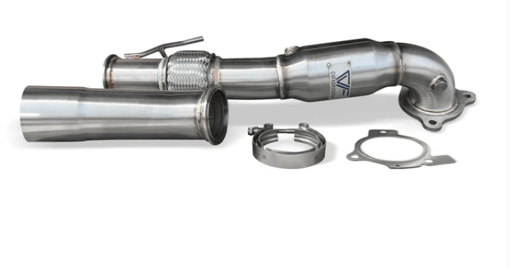 CVF Stainless Steel Catted Downpipe (2021-2023 Bronco Sport 2.0L / 2022-2024  Maverick / 2022-2023 Escape) - 2223MAVDP