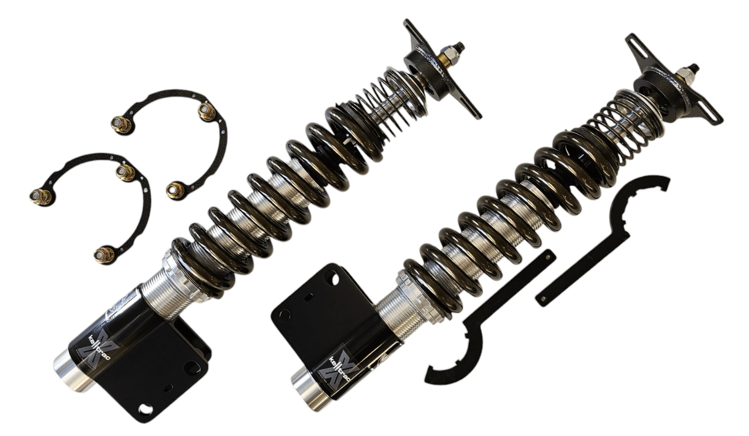 KellTrac X-Series Viking Crusader Coilover Kit - Pair (2015-2025 Mustang) - KTI-FCO15DA-X